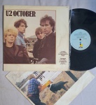 LP U 2 - OCTOBER C/ ENCARTE // CAPA CONFORME FOTOS // DISCO EM MUITO BOM ESTADO // PODE CONTER RISCOS QUE CAUSAM CHIADOS, RUÍDOS OU PULOS