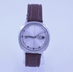 SEIKO Ref.6119-6003 - Relógio Masculino Com Caixa em Aço Inox Medindo 36,5mm. Mostrador Branco Com J