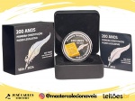 Moeda do Brasil - 5 Reais 2024 - Estojo 200 anos da Primeira Constituição - Prata  0.999 - 28.0g - 40.0mmP-761 - Proof - Comemorativa em Alusão aos 200 anos da Primeira Constituição do Brasil - 1ª moeda de prata brasileira com detalhe colorido - No Estojo Original da CMB com certificado