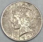 Moeda dos Estados Unidos - 1 Dollar 1928 - Prata 0.900 - 26.7g - 38.1mm - Dollár da Paz - Circulada - Na Cápsula