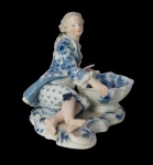 Figura de porcelana de meissen modelo 2872 criado por Joachim Kaendler em 1762, século XIX, 13 cm