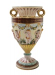 Vaso em porcelana Capodimonte, 27 cm