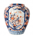 Vaso em porcelana Imari, japão século XIX,  28x15 cm
