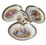 Petisqueira em porcelana de dresden
