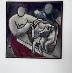 òleo sobre tela - abstrações .