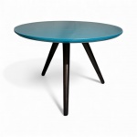 MESA LATERAL PE PALITO DAISEY  DECORAÇÕES MEDINDO 36 de altura  por 55 de diâmetro vidro quebrado