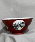 bow de porcelana oriental medindo  19 de diâmetro