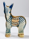 ABRAHAM PALATNIK Escultura cinética representando burrinho em resina de poliéster de manufatura Abraham Palatnik. Medindo 9 cm de altura por 6,2 cm de comprimento.