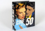 7ª ARTE - Para os amantes do cinema, livro "Cine de los 50" por Jürgen Müller, Editora Taschen, excelente estado de conservação. Edição em espanhol, 576 pág 26x20 cm.