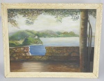 Salomão - Ost, "Paisagem Marinha. Ass e datado 1949 C.inf. esq.   S/m 78x58   C/m 87x67 cm