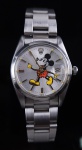 ROLEX - Relogio em Aço, modelo Perpetual Date Mickey Mouse, c