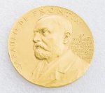 OURO COM CERTIFICADO FIRJAN 93,79% OURO FINO.BELÍSSIMA MEDALHA EM OURO 22K DERBY CLUB DR PAULO DE FR