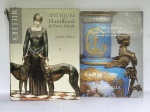 LIVROS - Lote de 2 livros ilustrados diversos sobre ARTE e Antiguidades - LIVRO - Miller's Antiques Handbook & Price Guide - Catálogo de Leilão Castells - Capa dura. Marcas do tempo, leves desgastes e possíveis manchas.