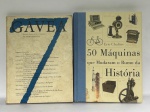 LIVROS - Lote de 2 livros ilustrados diversos sobre ARTE e Antiguidades - "uma edição especial da revista acadêmica brasileira Gávea: Revista de História de Arte e Arquitetura e uma cópia de 50 Máquinas que Mudaram o Rumo da História, de Eric Chaline. ". Marcas do tempo, leves desgastes e possíveis manchas.
