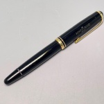 COLECIONISMO - Antiga caneta, tinteiro Mont Blanc. Marcas do tempo e de uso.