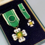 NUMISMÁTICA - Medalha de HONRA AO MERITO MILITAR - GRAU CAVALEIRO. No estojo.