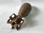 MILITARIA - Morteiro Desativado / Segunda Guerra Mundial - 8cm x 29cm.Artefato em ferro. Inerte (obsolta). Item de coleção