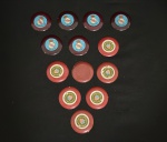 FUTEBOL DE BOTÃO ANTIGO REAL MADRID E ESTADOS UNIDOS