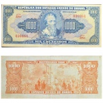 C048 Cédula Autografada 1.000 Cruzeiros Mbc