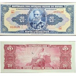 C021 Cédula Autografada 20 Cruzeiros Sob/Mbc