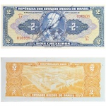 C014 Cédula Autografada 2 Cruzeiros Mbc/Sob