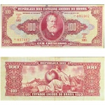 C094 Cédula Autografada 100 Cruzeiros Mbc