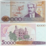 C175 Cédula 50.000 Cruzeiros Sob/Fe