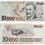 C224 Cédula 10.000 Cruzeiros Sob