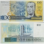 C186 Cédula 100 Cuzados Sob