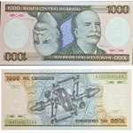 C165 Cédula 1000 Cruzeiros Sob
