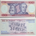 C156 Cédula 100 Cruzeiros Fe