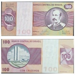 C147 Cédula 100 Cruzeiros Sob