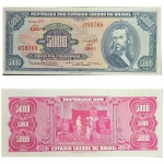 C059 Cédula Tiradentes 5000 Cruzeiros Mbc