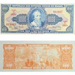 C054 Cédula 1000 Cruzeiros Mbc