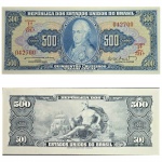 C047 Cédula 500 Cruzeiros Sob