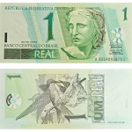 C254 Cédula 1 Real AC 3383, Palocci Filho e Campos Meirelles 2003. 1ª de Série, Real 1ª Família