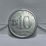 89 - Moeda FAO Paraguai 10 Guaranis 1978