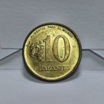 90 - Moeda FAO Paraguai 10 Guaranis 1996