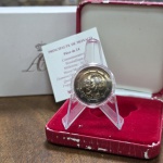 Mônaco - Estojo com Moeda Casamento real do Príncipe Alberto II e da Princesa Charlène. 2 Euros 2011. Escassa