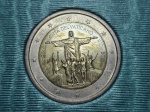 Vaticano - Cartela 2 Euros XXVIII Jornada Mundia da Juventude, realizada no Rio de Janeiro 2013