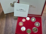 Mônaco - Estojo com 8 Moedas da serie do Euro de Mônaco 2006. Qualidade Proof. 1 e 2 Euros.