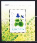 BLOCO: ESLOVENIA: 2002 (TEMÁTICA: FLORES). MINT.
