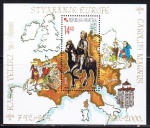 BLOCO: CROÁCIA: 2001 (TEMÁTICA: ARTE/CAVALARIA). MINT.