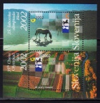 BLOCO: ESLOVENIA: 2002 (TEMÁTICA: CAVALO). MINT.
