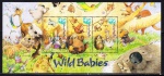 BLOCO: AUSTRALIA: 2001 (TEMÁTICA: FILHOTE DE ANIMAIS/DESENHO). MINT.