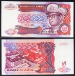 CÉDULA DO ZAIRE 1.000 ZAIRES 1989 #35 FE ESTIMATIVA CATALOGO R$ 150,