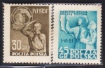 SELO: POLONIA – 1951 (TEMÁTICA: ESCOTISMO). SÉRIE COMPLETA. MINT.