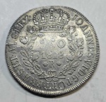 MOEDA DE 960 RÉIS PATACÃO 1818 R P-428 `GALHOS DUPLOS` SOBERBA ESTIMATIVA R$ 1.800,