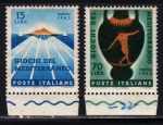 SELO: ITALIA – 1963 (JOGOS DO MEDITERRANEO). SÉRIE COMPLETA. NOVO