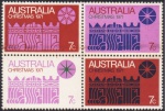 SELO: AUSTRALIA – 1971 (TEMÁTICA: NATAL). QUADRA. NOVO. 